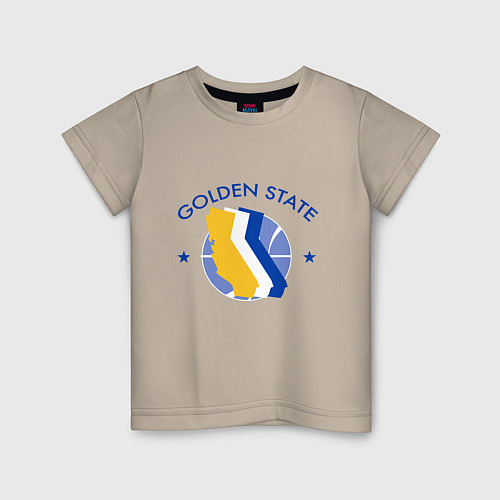 Детская футболка Golden State Game / Миндальный – фото 1