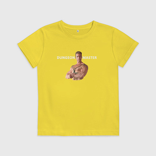 Детская футболка Dungeon Master Billy / Желтый – фото 1