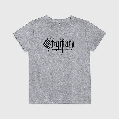 Детская футболка Stigmata логотип / Меланж – фото 1