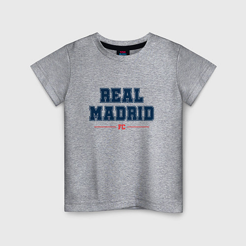 Детская футболка Real Madrid FC Classic / Меланж – фото 1