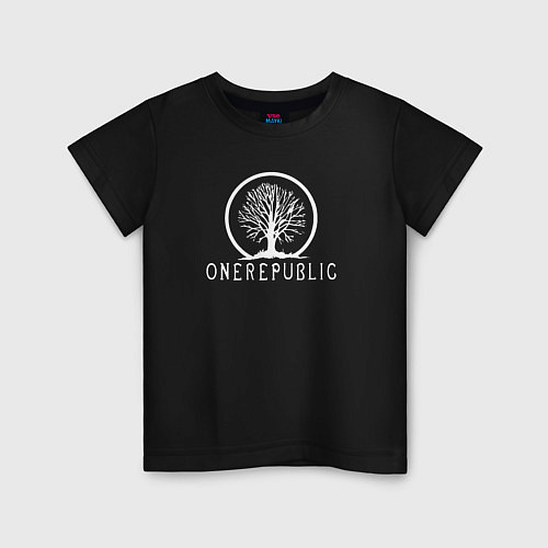 Детская футболка OneRepublic Логотип One Republic / Черный – фото 1