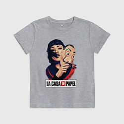 Детская футболка Бумажный дом La casa de papel