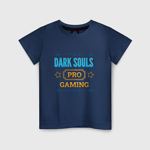 Детская футболка Игра Dark Souls PRO Gaming / Тёмно-синий – фото 1