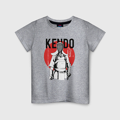 Детская футболка Kendo / Меланж – фото 1
