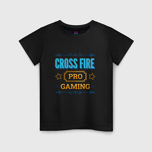 Детская футболка Игра Cross Fire PRO Gaming / Черный – фото 1