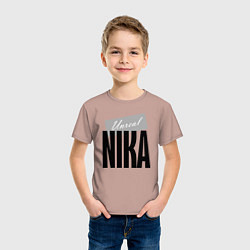 Футболка хлопковая детская Unreal Nika, цвет: пыльно-розовый — фото 2