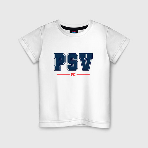 Детская футболка PSV FC Classic / Белый – фото 1