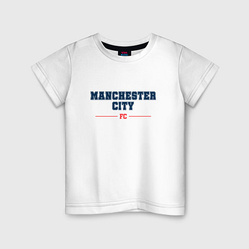 Детская футболка Manchester City FC Classic / Белый – фото 1