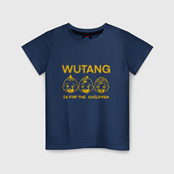 Футболка хлопковая детская Wu-Tang Childrens, цвет: тёмно-синий