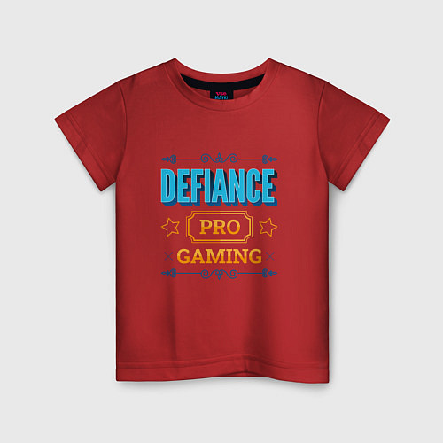 Детская футболка Игра Defiance PRO Gaming / Красный – фото 1