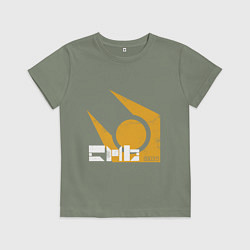 Футболка хлопковая детская Half life - city 17, цвет: авокадо