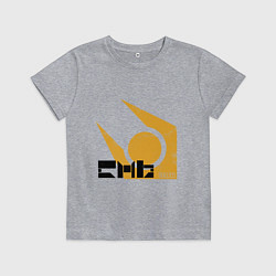 Футболка хлопковая детская City 17 - half life, цвет: меланж