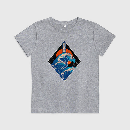 Детская футболка Шторм на закате / Меланж – фото 1
