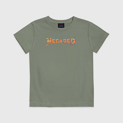 Футболка хлопковая детская MEGADED, цвет: авокадо