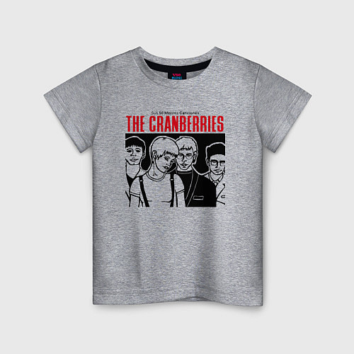 Детская футболка Sus 50 mejores canciones - The Cranberries / Меланж – фото 1