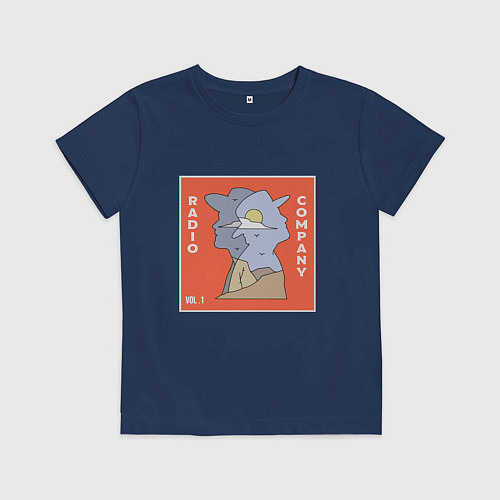 Детская футболка J2-RC rcnotbrand / Тёмно-синий – фото 1