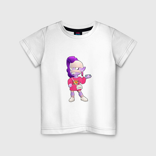 Детская футболка Бравлер Эмз на стиле Бренды Бравл Старс / Белый – фото 1
