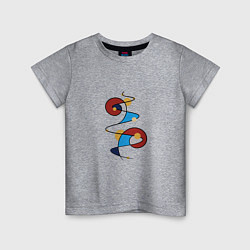 Детская футболка Абстрактный узор круги и линии