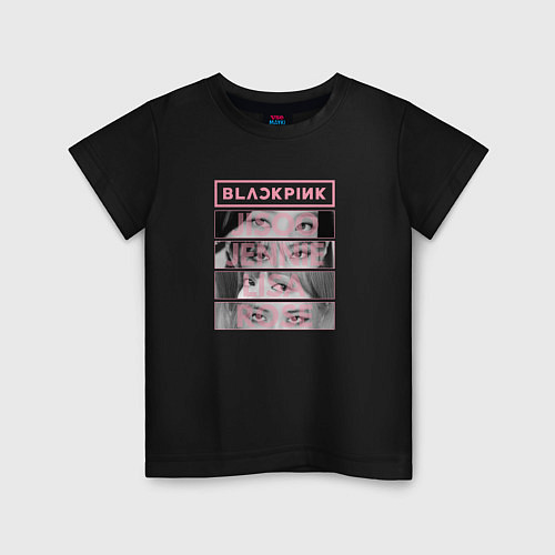 Детская футболка BLACKPINK K-POP BAND / Черный – фото 1