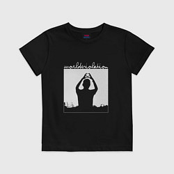 Футболка хлопковая детская World Violation Tour Depeche Mode, цвет: черный