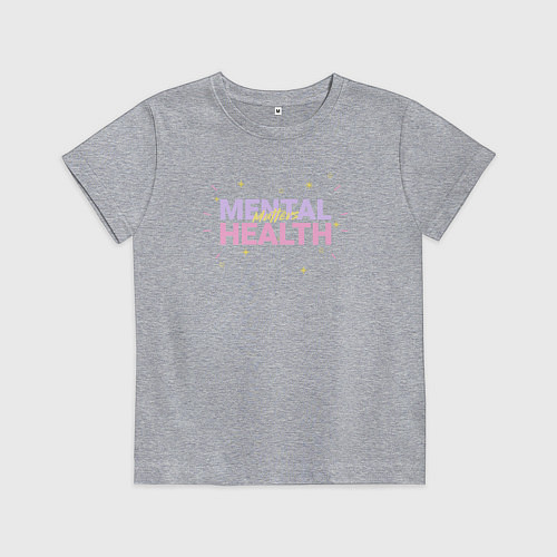 Детская футболка Mental health / Меланж – фото 1