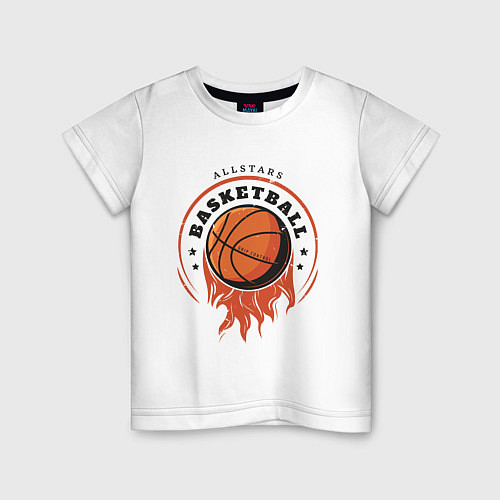 Детская футболка Allstars Basketball / Белый – фото 1