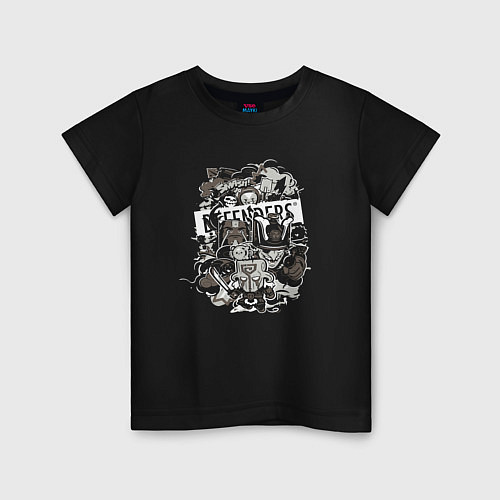 Детская футболка Dota team art / Черный – фото 1