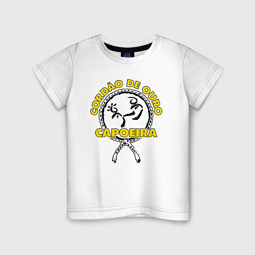 Детская футболка Capoeira Cordao de ouro / Белый – фото 1