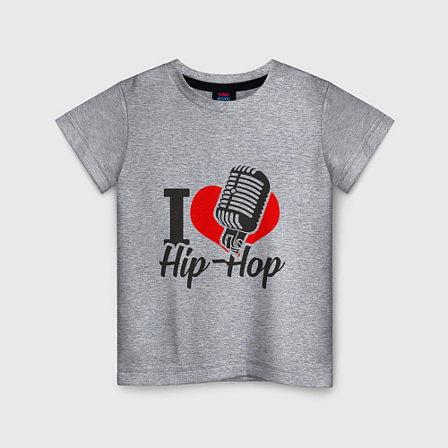 Детская футболка Love Hip Hop / Меланж – фото 1
