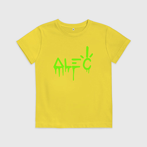 Детская футболка Alec Monopoly - лого / Желтый – фото 1