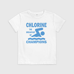 Детская футболка Хлор - завтрак чемпионов