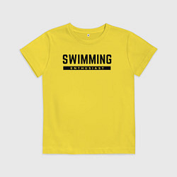 Детская футболка Любитель плавания
