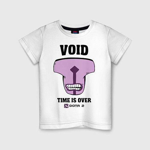 Детская футболка Void: Time is over / Белый – фото 1