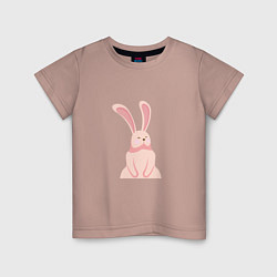 Детская футболка Pink Bunny