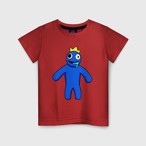 Детская футболка Синий из Роблокс / Красный – фото 1