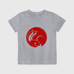 Футболка хлопковая детская Red Rabbit, цвет: меланж