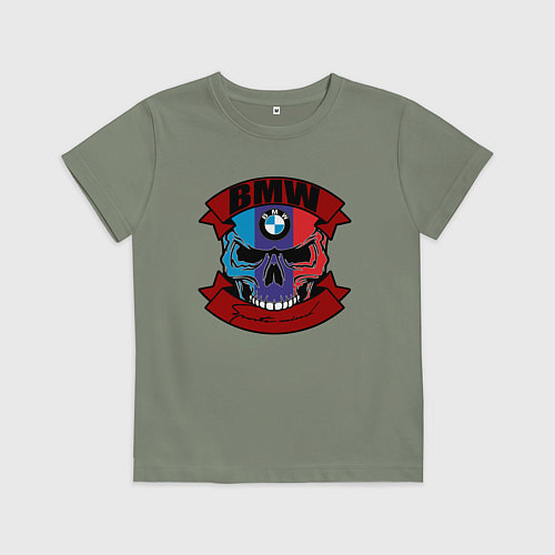 Детская футболка BMW sport mind / Авокадо – фото 1