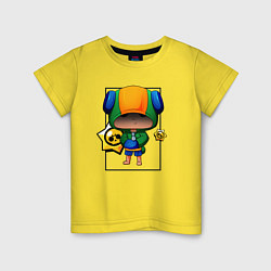 Футболка хлопковая детская Funko pop Leon, цвет: желтый