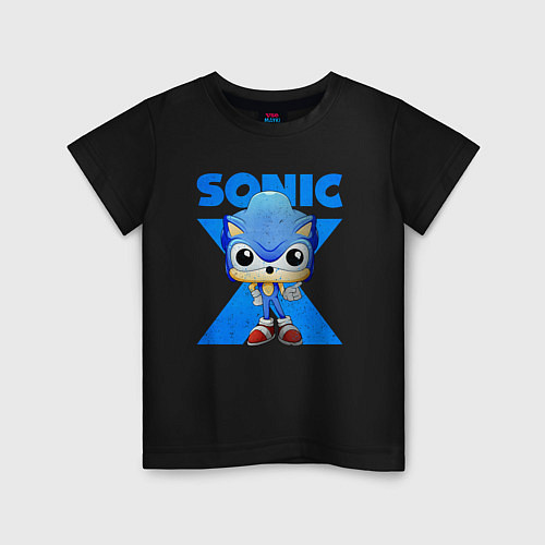 Детская футболка Funko pop Sonic / Черный – фото 1