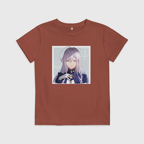 Детская футболка Владилена Миризе - 86 / Кирпичный – фото 1