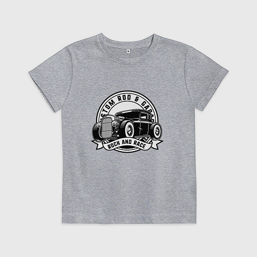 Детская футболка Custom rod & Garage - Rock and Race / Меланж – фото 1