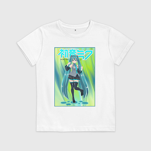 Детская футболка Хацунэ Мику / Белый – фото 1