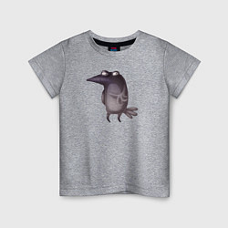 Детская футболка Черная ворона