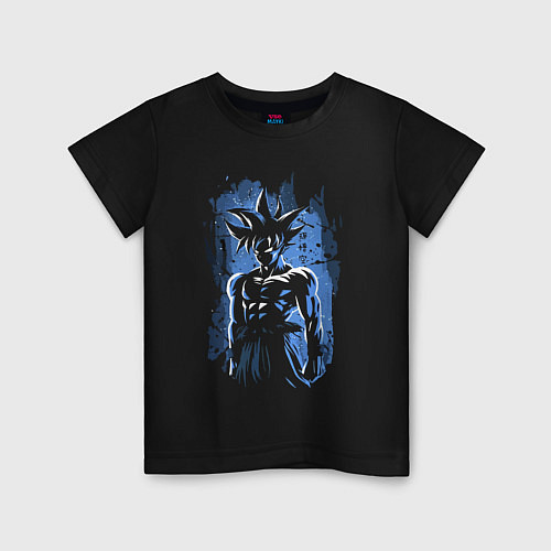Детская футболка Жемчуг Дракона - Сон Гоку / Черный – фото 1