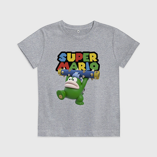 Детская футболка Super Mario - Spike - Character / Меланж – фото 1