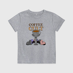 Детская футболка Культ кофе