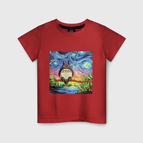 Детская футболка Ван Тоторо / Красный – фото 1