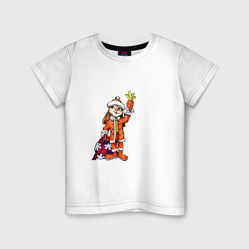 Детская футболка Юныйзайка / Белый – фото 1