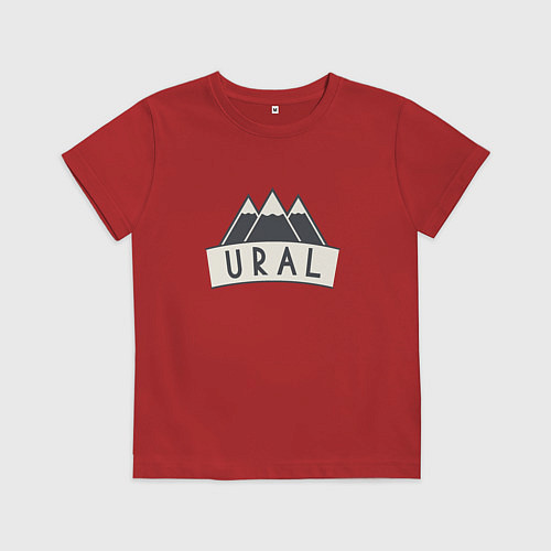 Детская футболка URAL / Красный – фото 1