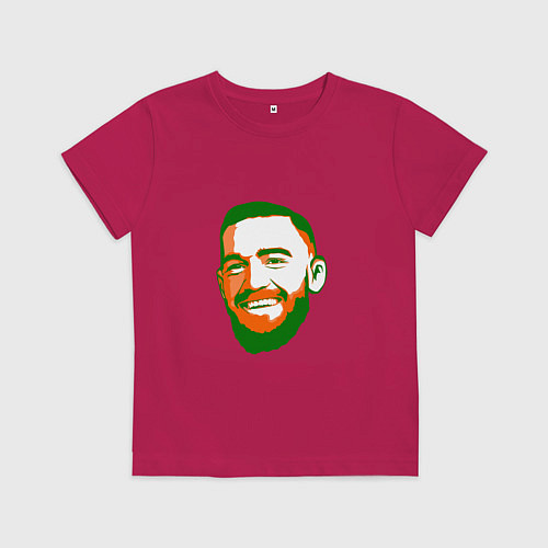 Детская футболка Conor face / Маджента – фото 1